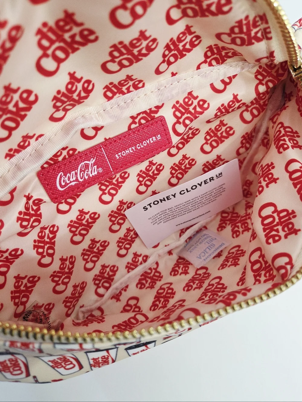 NWT STONEY CLOVER LANE X COCA COLA DIET COKE FANNY PACK